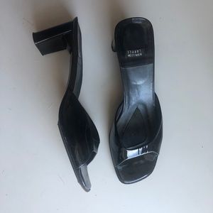 STUART WEITZMAN PEEP TOE PUMP MULE SIZE 9